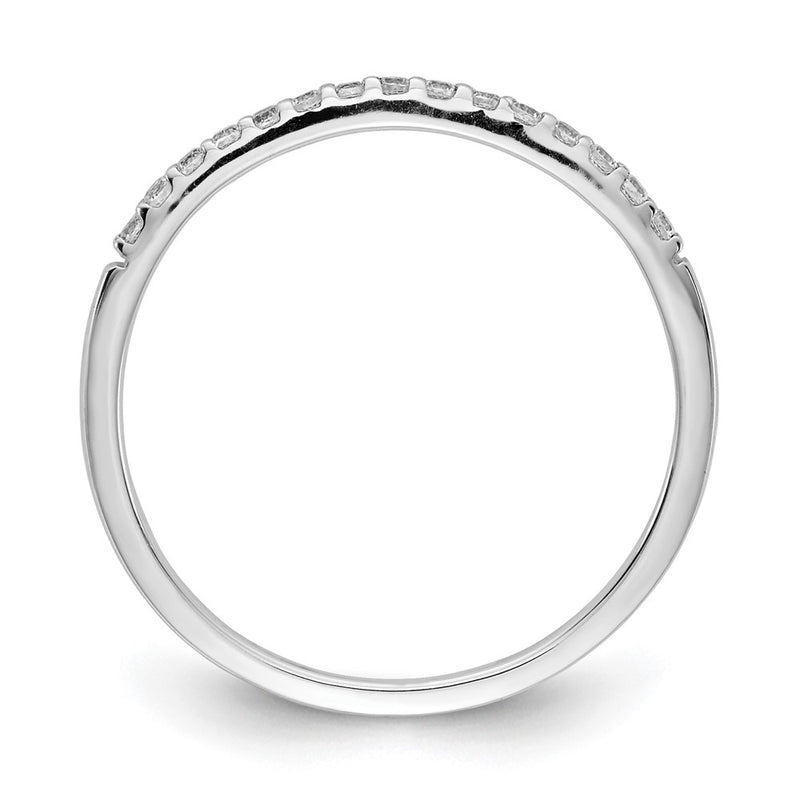 10K White Gold 10K Diamond Band