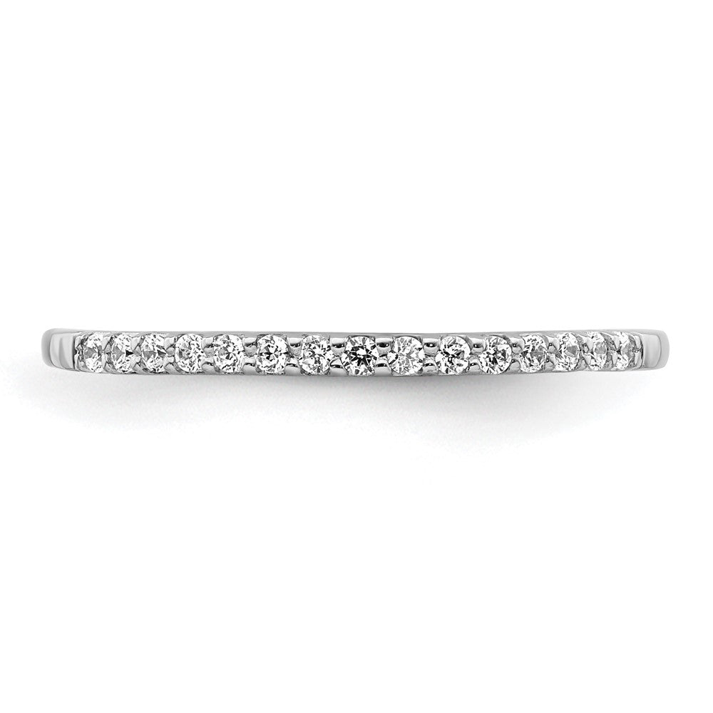 10K White Gold 10K Diamond Band