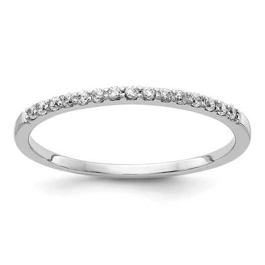 10K White Gold 10K Diamond Band