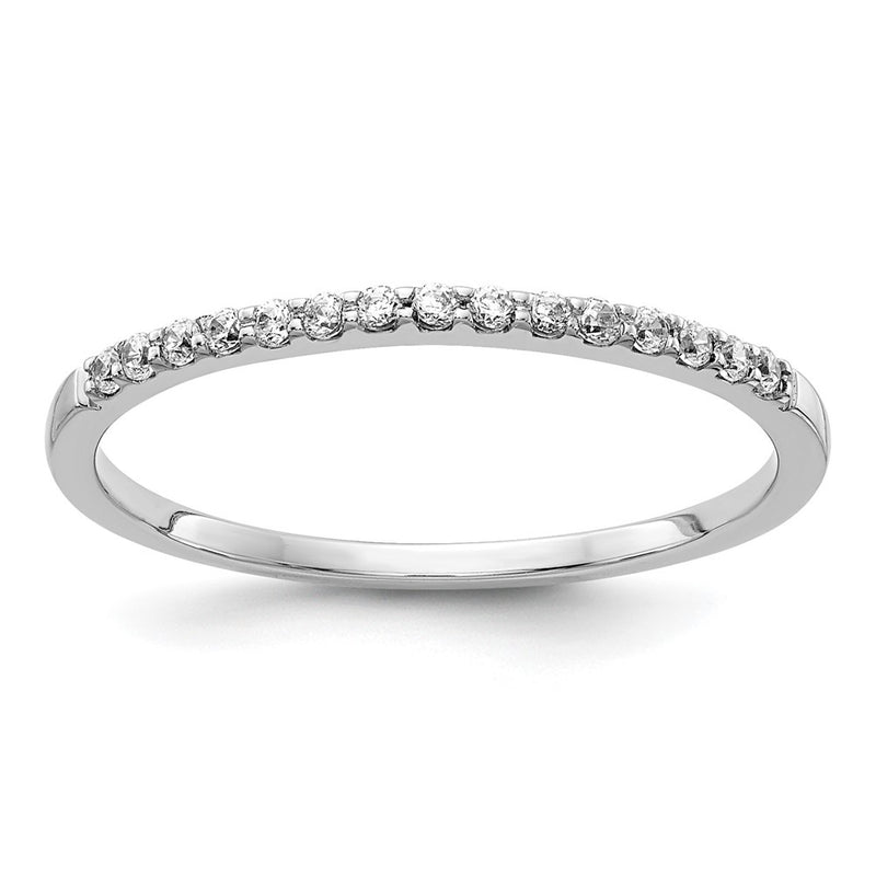 10K White Gold 10K Diamond Band