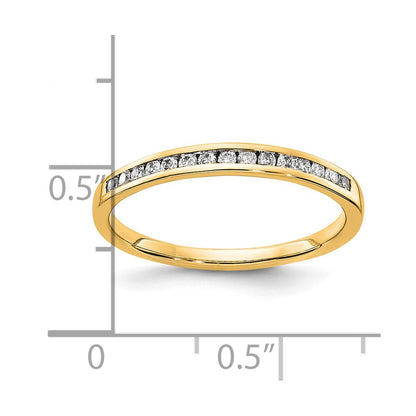 14K Yellow Gold Diamond Ring