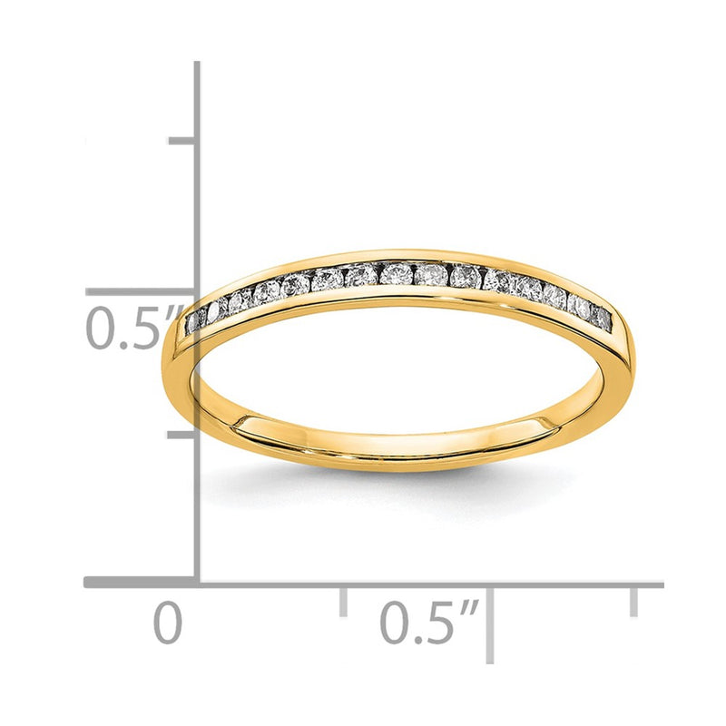 14K Yellow Gold Diamond Ring
