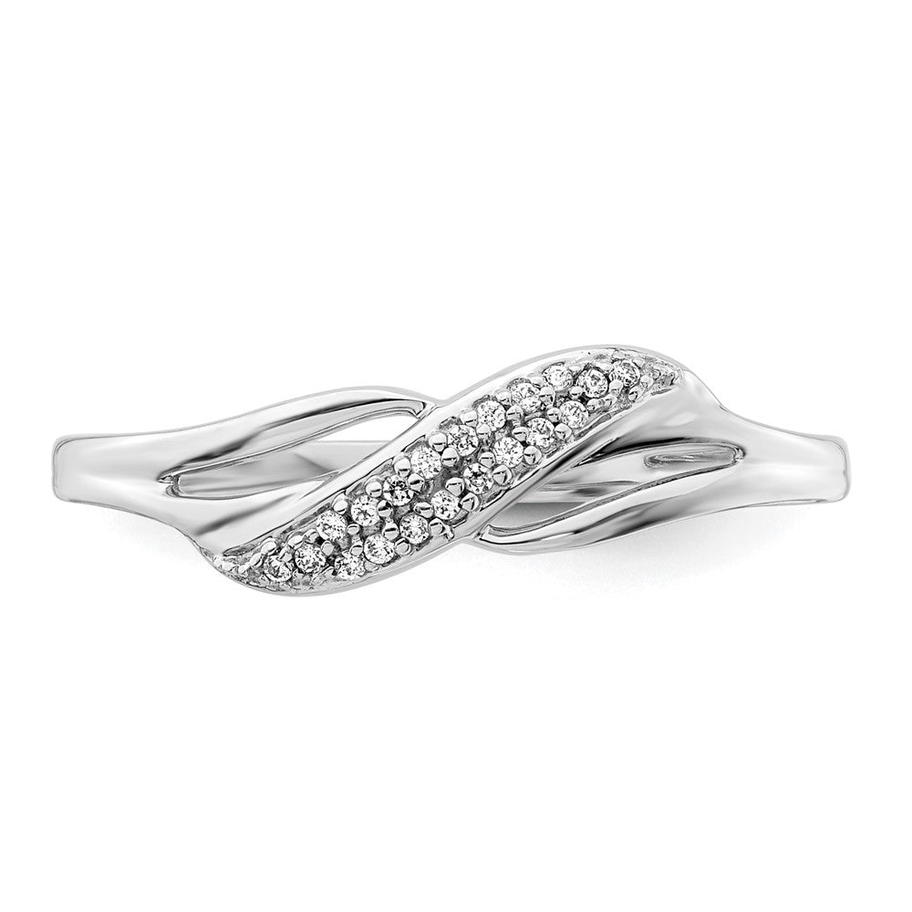 14K White Gold Diamond Fashion Ring