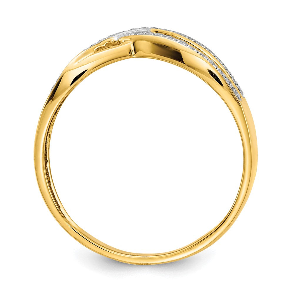14K Yellow Gold Diamond Ring