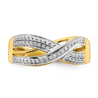 14K Yellow Gold Diamond Ring