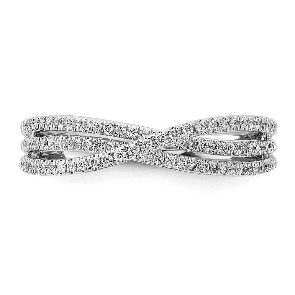 14K White Gold Diamond Ring