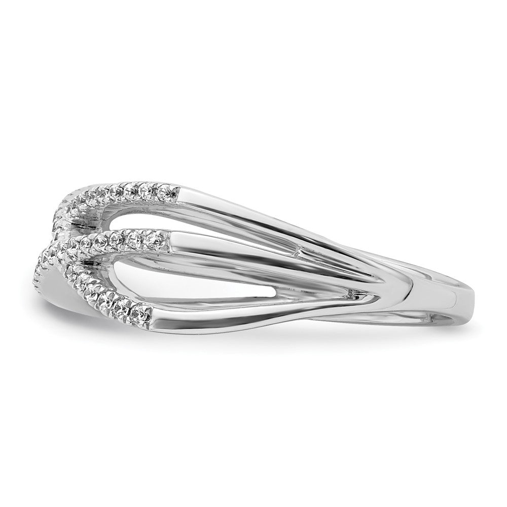 14K White Gold Diamond Ring