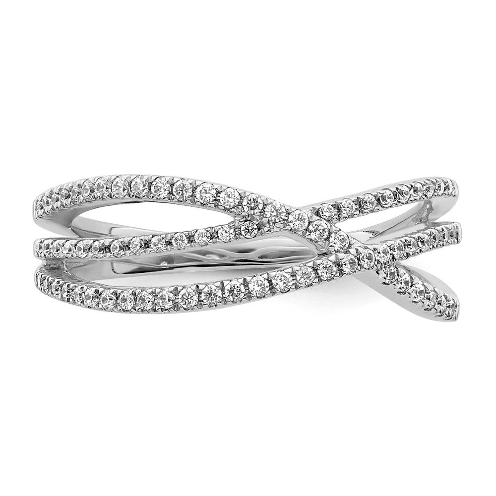 14K White Gold Diamond Ring