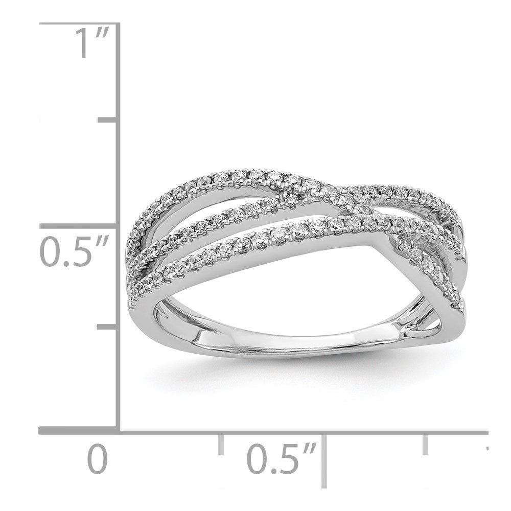 14K White Gold Diamond Ring