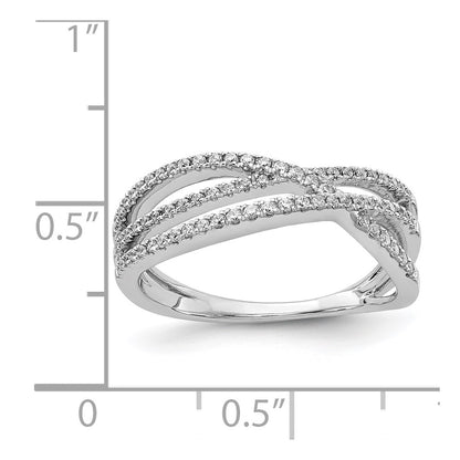 14K White Gold Diamond Ring