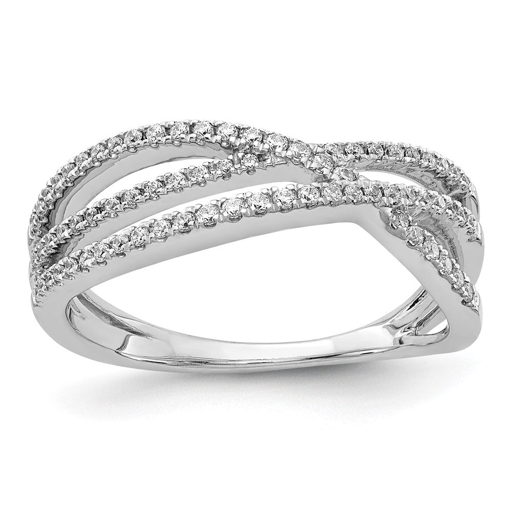 14K White Gold Diamond Ring