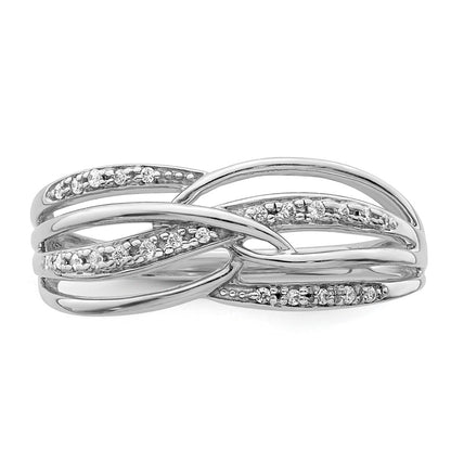 14K White Gold Diamond Ring