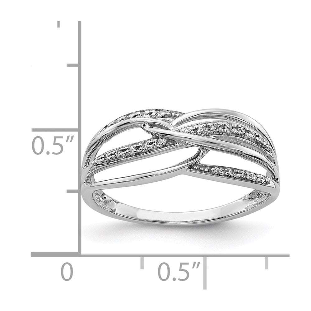 14K White Gold Diamond Ring