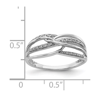 14K White Gold Diamond Ring