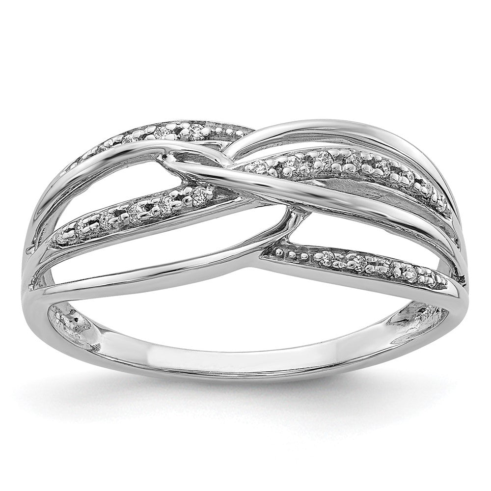 14K White Gold Diamond Ring