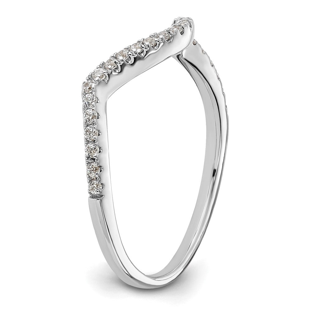 14K White Gold Lab Grown Diamond VS/SI+ G+ Wedding Band Ring