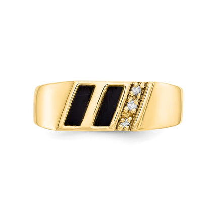 14k Yellow Gold AAA Diamond Ring