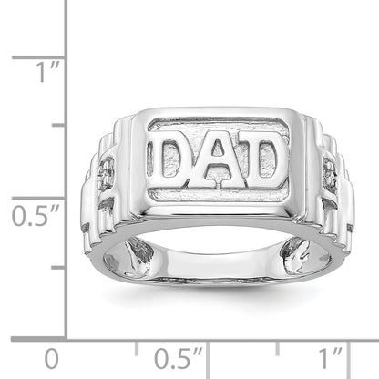 14K White Gold Aa Diamond Men'S Ring