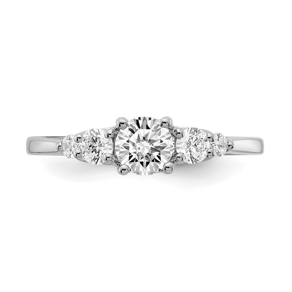 14K White Gold Diamond Eng Ring