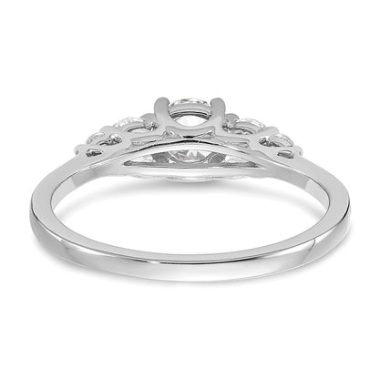14K White Gold Diamond Eng Ring