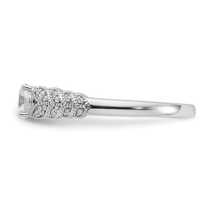 10K White Gold Lab Grown Diamond VS/SI+ G+ Engagement Ring