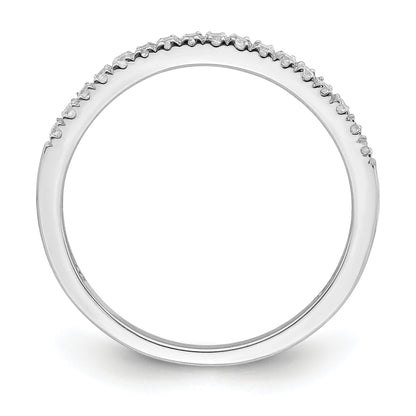 Pure Serenity 14k White Gold 1/6 Ct. Lab Grown Diamond VS/SI Wedding Band Ring