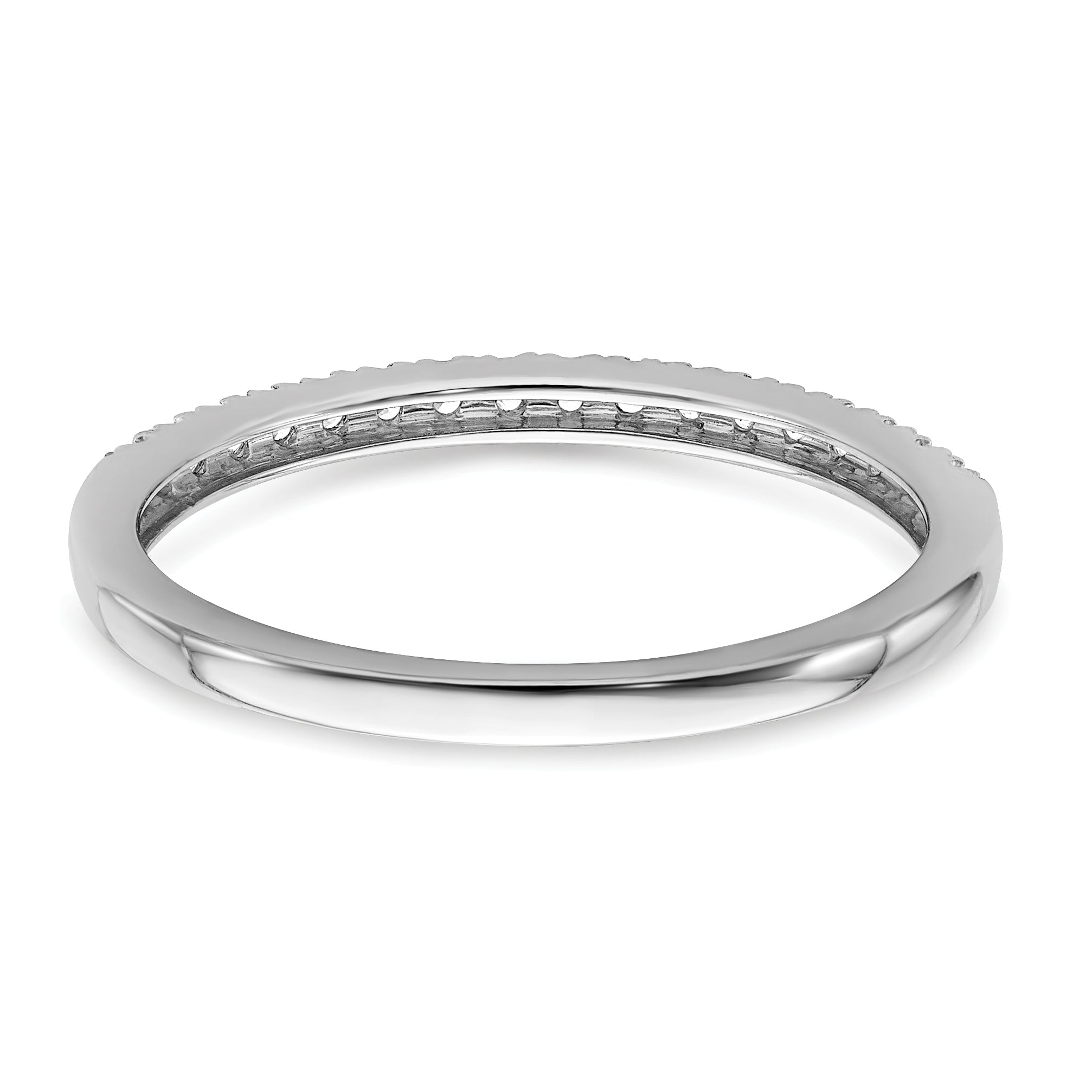 Pure Serenity 14k White Gold 1/6 Ct. Lab Grown Diamond VS/SI Wedding Band Ring