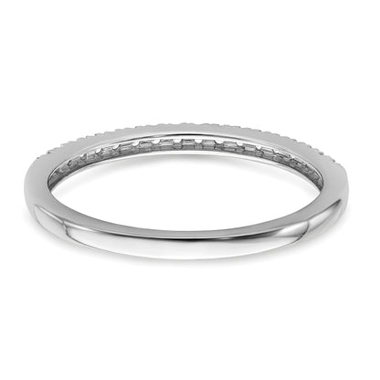 Pure Serenity 14k White Gold 1/6 Ct. Lab Grown Diamond VS/SI Wedding Band Ring