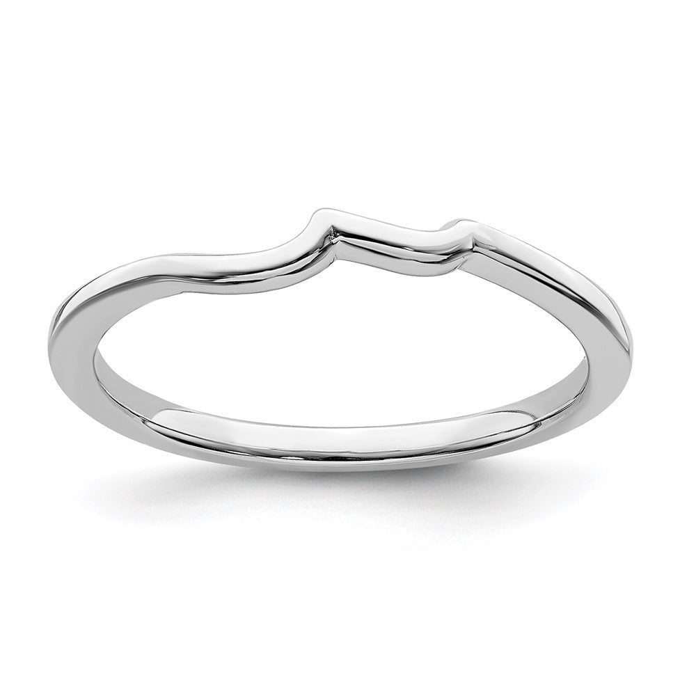 10K White Gold Wedding Set Use Rm6375B 0W & Rm6375E 018 0Waa