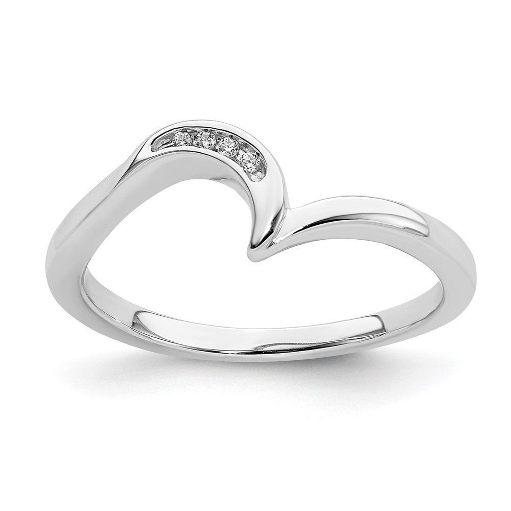 10K White Gold Wedding Set Use Rm6383B 002 0Waa & Rm6383E 018
