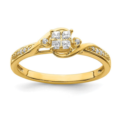 10K Yellow Gold Wedding Set use RM6387B-007-0YAA & RM6387E-019-0YAA