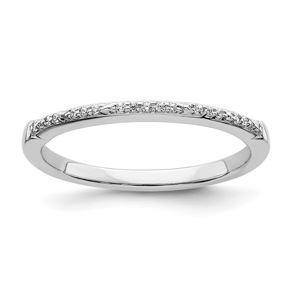 10K White Gold Wedding Set Use Rm6393B 006 0Waa & Rm6393E 016