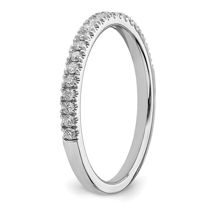 14k Rose Gold White 1/4 Ct. Lab Grown Diamond VS/SI+ G+ Complete Wedding Band