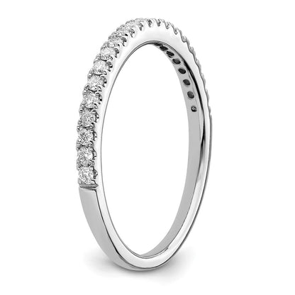 14k White Gold 1/4 Ct. Lab Grown Diamond VS/SI+ G+ Wedding Band Ring