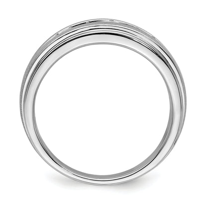 10K White Gold Lab Grown Diamond, VS/SI+ G+ Men's Ring