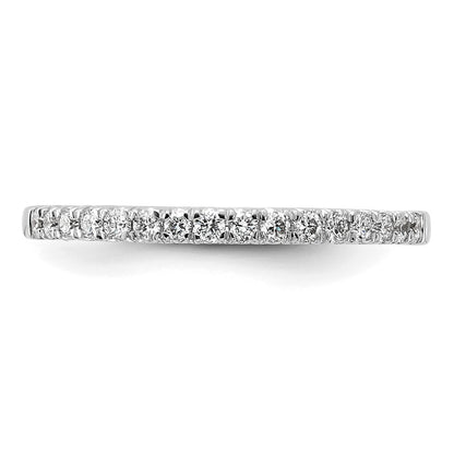 14k White Gold 1/4 Ct. Lab Grown Diamond VS/SI+ G+ Wedding Band Ring