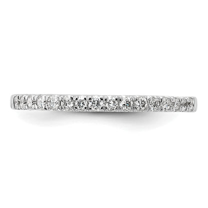 14k White Gold 1/4 Ct. Lab Grown Diamond VS/SI+ G+ Wedding Band Ring