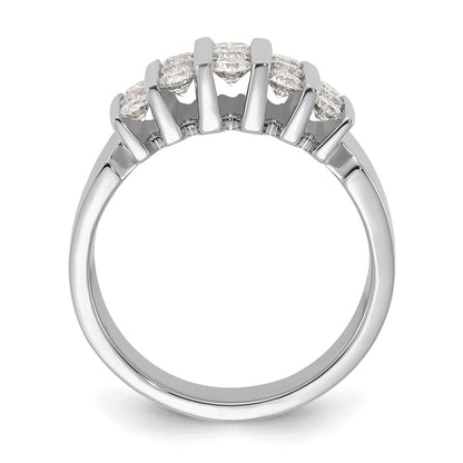 14k White Gold 1 Ct. Lab Grown Diamond VS/SI Band Ring