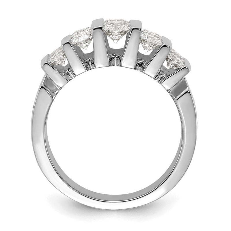 14k White Gold 2 Ct. Lab Grown Diamond VS/SI Band Ring