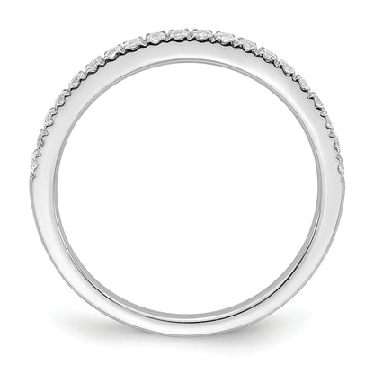 14k White Gold 1/4 Ct. Lab Grown Diamond VS/SI+ G+ Wedding Band Ring