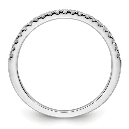 14K White Gold 1/5 Carat Diamond Complete Wedding Band