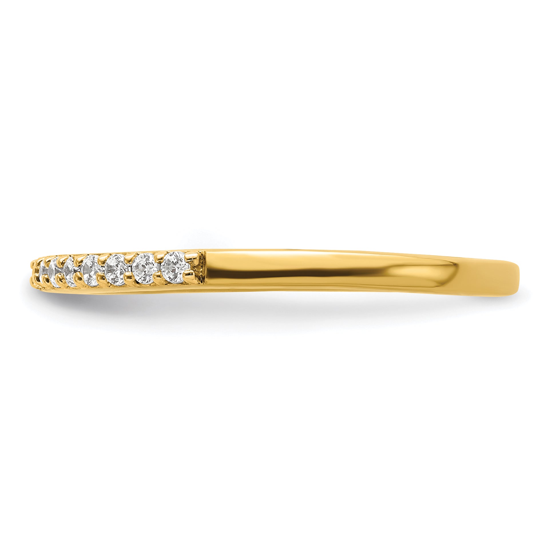 14K Yellow Gold 1/6 Carat Diamond Complete Wedding Band