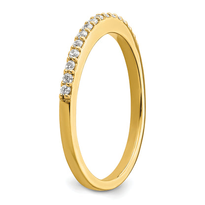 14K Yellow Gold 1/6 Carat Diamond Complete Wedding Band
