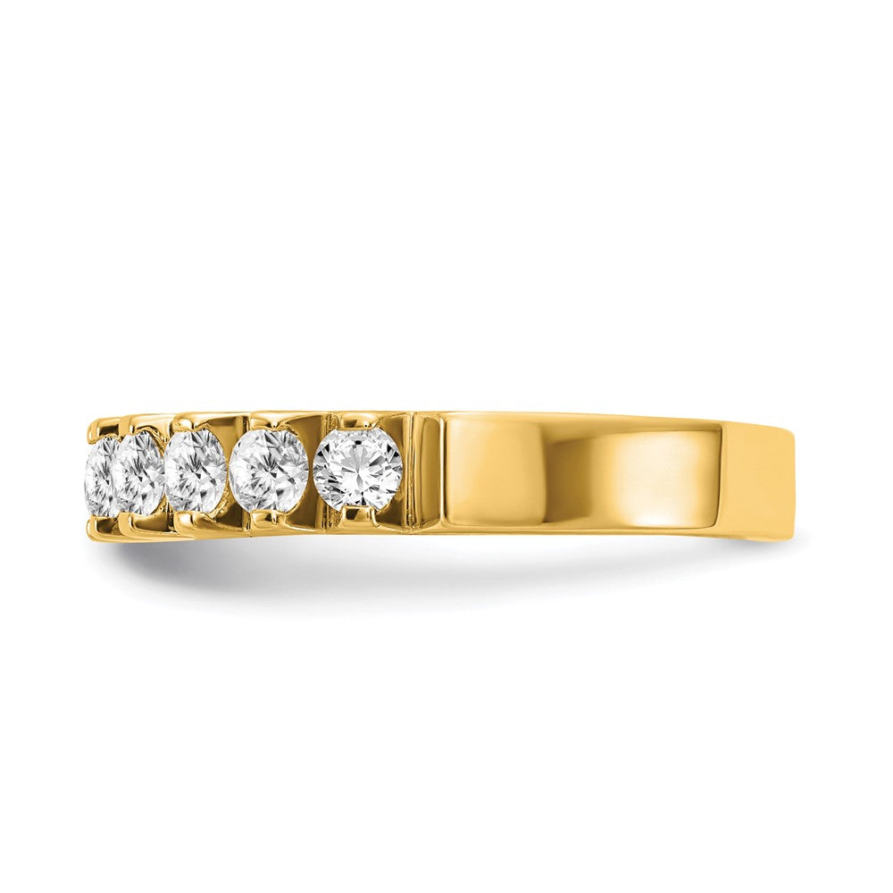 14k Yellow Gold 1 Ct. Lab Grown Diamond VS/SI+ G+ Ring
