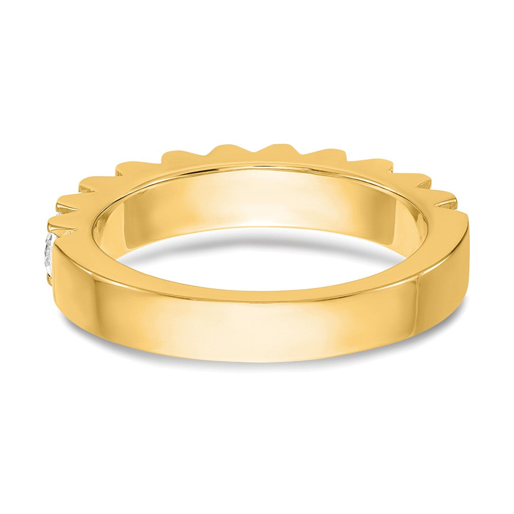 14k Yellow Gold 1 Ct. Lab Grown Diamond VS/SI+ G+ Ring