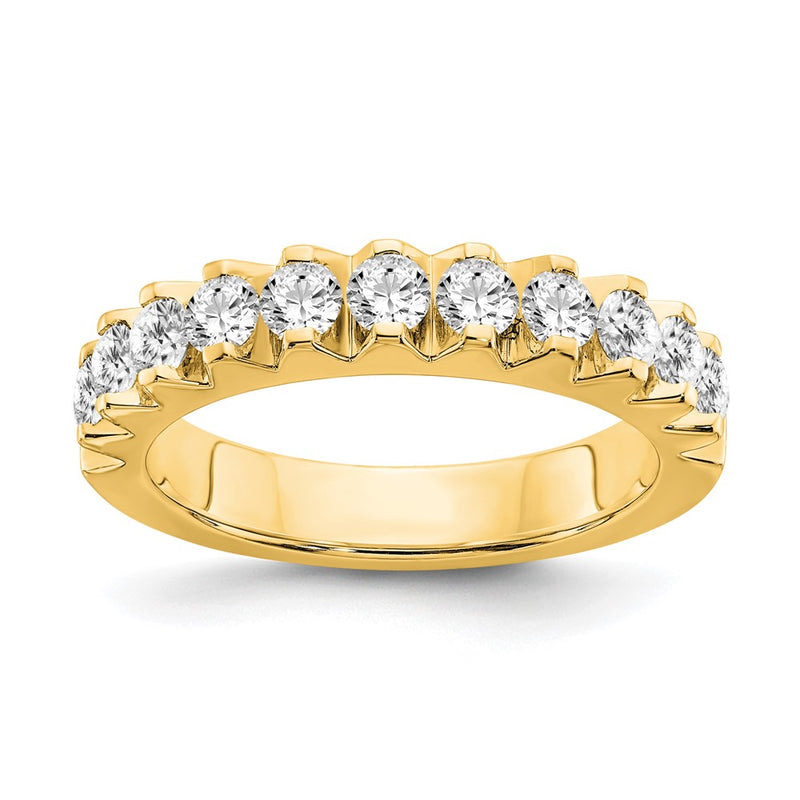 14k Yellow Gold 1 Ct. Lab Grown Diamond VS/SI+ G+ Ring