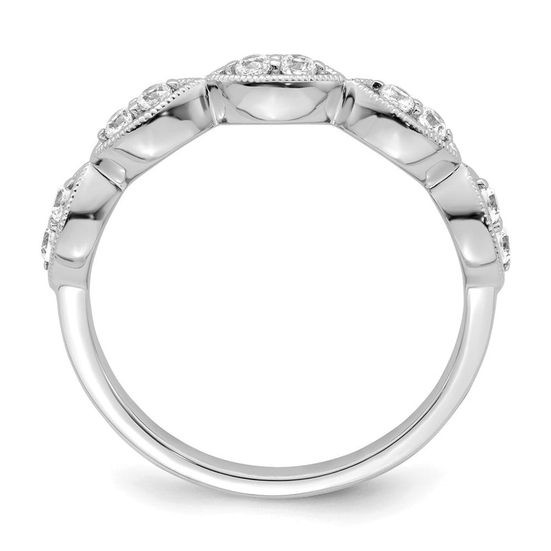 14k White Gold 1/4 Ct. Lab Grown Diamond VS/SI+ G+ Ring
