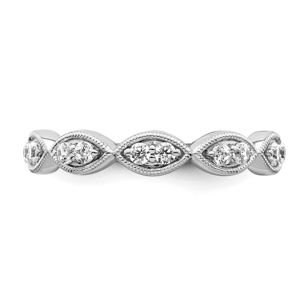 14k White Gold 1/4 Ct. Lab Grown Diamond VS/SI+ G+ Ring