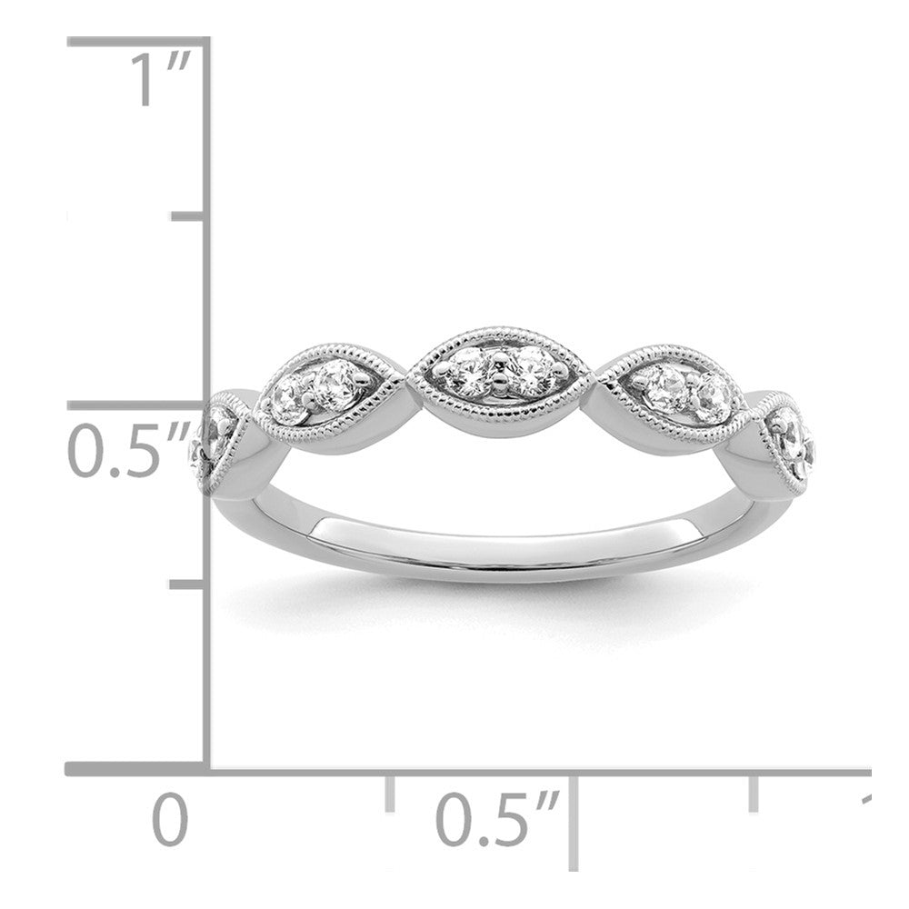 14k White Gold 1/4 Ct. Lab Grown Diamond VS/SI+ G+ Ring