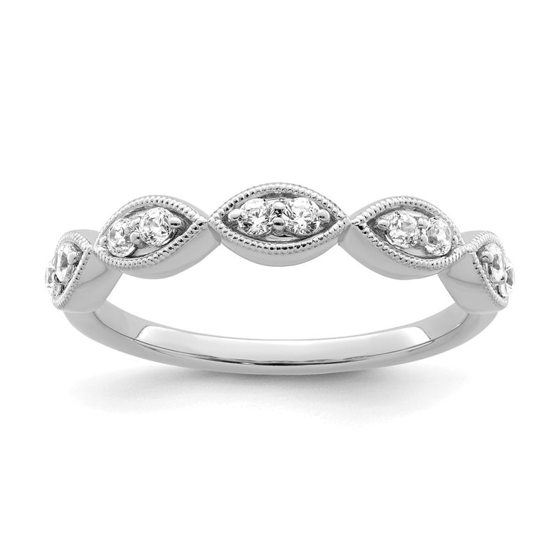 14k White Gold 1/4 Ct. Lab Grown Diamond VS/SI+ G+ Ring